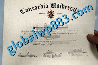 Concordia University diploma